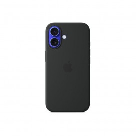 Apple iPhone 16 Silicone Case with MagSafe - Black